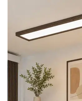 Svietidlá BRILAGI-LED Stmievateľné svietidlo WOODY FRAME LED/50W/230V dub 120x30 cm IP44 +DO 8590828607328