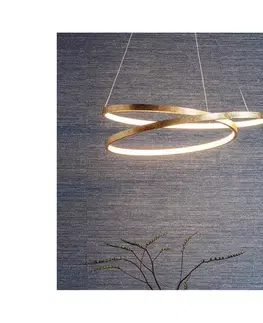 Svietidlá Endon 72479 - LED Luster na lanku SCRIBBLE LED/31,5W/230V 3000K zlatá 72479