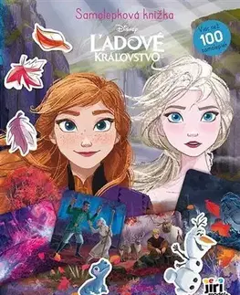 Nalepovačky, vystrihovačky, skladačky Samolepková knižka - Ľadové kráľovstvo