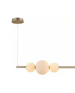 Svietidlá Azzardo  - LED Stmievateľný luster na lanku SANDRA LED/48W/230V zlatá 