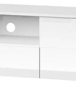 TV stolíky Szynaka TV stolík SELENE 9 | biela