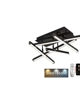 Svietidlá  LED Stmievateľný prisadený luster LED/60W/230V 3000-6500K + diaľkové ovládanie J3370/BCH