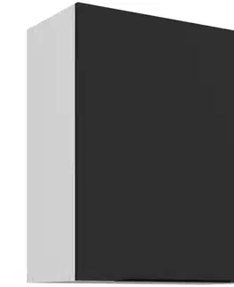 Kuchynské skrinky visiace Kuchynská skrinka Aria-Bl/Wh Anti Fingerprint 60g-72 1f