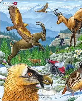 LARSEN puzzle Larsen Puzzle Puzzle Zvieratá v pohoriach - Alpy Larsen FH12-ZZ