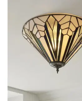 Svietidlá Endon 112191 - Stropné svietidlo Tiffany ASTORIA 2xE27/60W/230V pr. 40 cm 112191