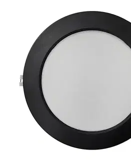 Svietidlá  LED Podhľadové svietidlo CIRCLE LED/18W/230V 4000K pr. 22 cm čierna 008 0001208