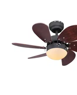 Ventilátory Globo 03800 - Stropný látor RIVALDO 1xE14/60W/230V 03800