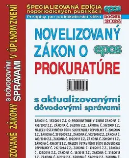 Zákony, zbierky zákonov Novelizovaný zákon o prokuratúre 11/2026