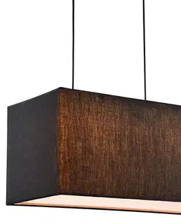 Stropná svetla Stropná lampa čierna 5xE27 Boho