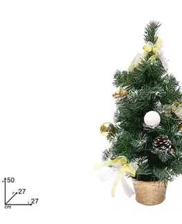 Vianočné stromčeky MAKRO - Stromček vianočný 50cm
