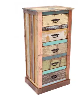 Komody Komoda Retro 60x120x45 recyklované mango