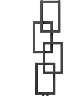 Radiátory do kúpeľne MEXEN - Grid vykurovací rebrík/radiátor dekoratívny 1115 x 360 mm, 279 W, antracit W215-1115-360-00-66