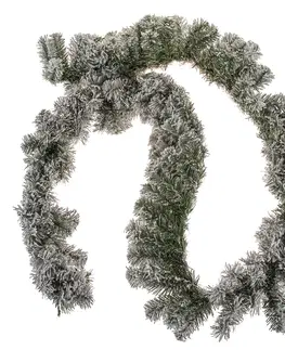 Vianočné dekorácie Zasnežená girlanda Snowly, 270 cm