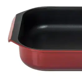Pekáče, plechy SSW - Pekáč 34x24x6cm GUSS červený