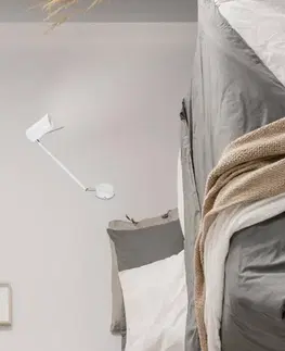 Nástenné svetlá Nástenná lampa matná biela nastaviteľná otočná GU10 40W Milly