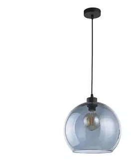 Svietidlá  Luster na lanku CUBUS 1xE27/60W/230V modrá 2765