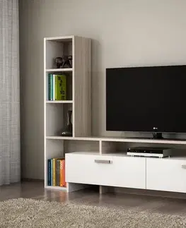 Obývacie steny TV skrinka / Obývacia stena Simal - White, Cordoba