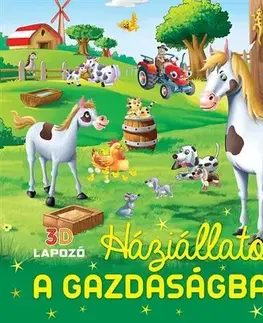 3D, magnetické, priestorové knihy Háziállatok a gazdaságban 3D lapozó