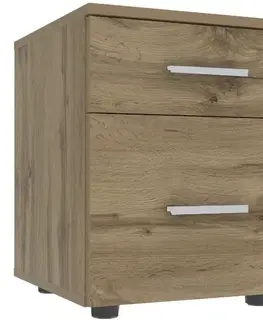 Nočné stolíky NABBI Melato nočný stolík dub tahoe