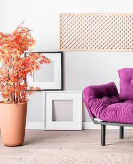 Kreslá Kreslo ušiak Nitta Single - Purple