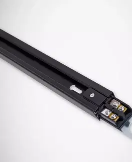 Moderné lampy do obývačky Koľajnica 1m čierna