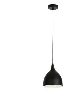 Svietidlá  Luster na lanku NOAK 1xE27/15W/230V čierna 6221