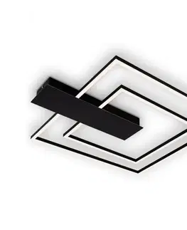 Svietidlá Briloner 3545-015 - LED Stmievateľné stropné svietidlo NICO LED/25W/230V čierna 3545-015