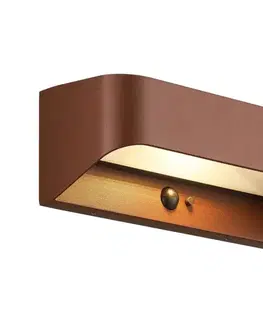Svietidlá Nordlux - LED solárne svietidlo so senzorom MARCELLIO LED/5W/5V IP54 hnedá 2618001018