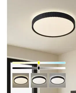 Svietidlá BRILAGI - LED stmievateľné stropné svietidlo ORINO LED/54W/230V 3000-6000K čierne, priemer 43 cm + DO (diaľkové ovládanie) BRI851