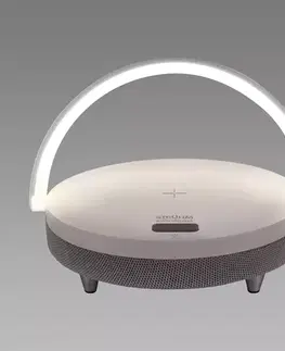 Lampy do obývačky Lampa Saturn LED White Speaker 03864 LB1