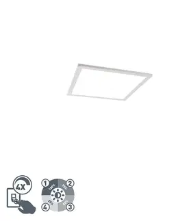 LED-Panely Stropné svietidlo biele 40 cm vrátane LED 4-stupňové stmievateľné - Liv
