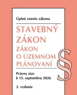 Správne právo Stavebný zákon. 3. vyd., 8/2026