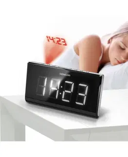 Budíky Sencor SRC 340 Rádiobudík, čierna
