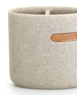 Kúpeľňové doplnky Pohár na zubné kefky PL-4097 sandbeige