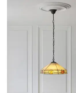 Svietidlá Endon 111989 - Luster na reťazi Tiffany NEVADA 3xE27/10W/230V pr. 40 cm 111989