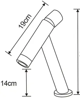 Kúpeľňové batérie MEXEN - Astro batéria umývadlová, zlatá 746900-50