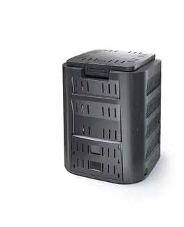 Kompostéry NABBI IKL220C záhradný kompostér 220 l čierna
