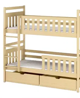 Poschodové postele Posteľ Monika 90x200 pine