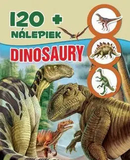Nalepovačky, vystrihovačky, skladačky Dinosaury - 120+ nálepiek