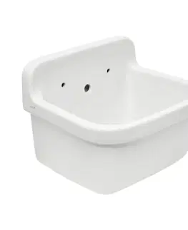 Umývadlá VitrA závesná výlevka bez mriežky 43x37x26,5 cm biela 6109-003-0012 6109-003-0012