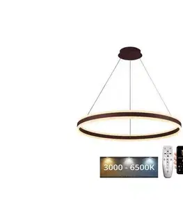 Svietidlá  LED Stmievateľný luster na lanku LED/110W/230V 3000-6500K + diaľkové ovládanie J4316/BR