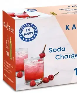 Shakery Kinekus Bombičky sifónové, CO2, sada 10ks, KAYSER