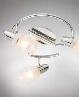 Moderné lampy do obývačky Stropné bodové svietidlo 54985-3 K3 chróm