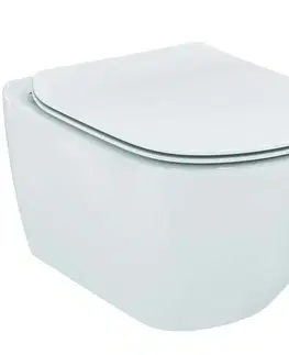 Záchody IDEAL STANDARD - Tesi Závesné WC s doskou SoftClose, AquaBlade, biela T354601