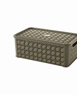 Úložné boxy Kinekus Box plastový, 4l hnedý, Arianna TONTARELLI