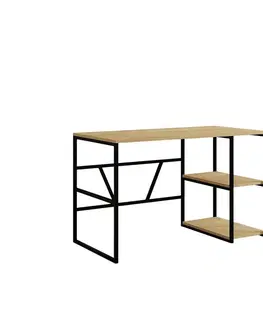 Konferenčné stolíky Pracovný stôl Caste Sapphire Oak