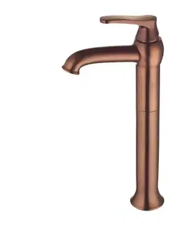 Kúpeľňové batérie OMNIRES - ART DECO umývadlová batéria vysoká, meď kartáčovaná AD5112ORB
