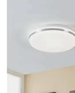 Svietidlá Eglo 900365 - LED Kúpeľňové stropné svietidlo PINETTO LED/15,6W/230V IP44 chróm 900365