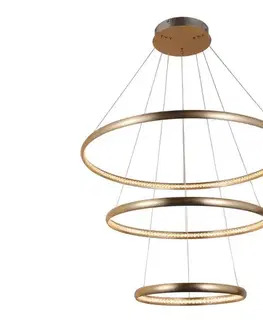 Svietidlá Azzardo  - LED Luster na lanku BRIGHTON LED/55W/230V zlatá 
