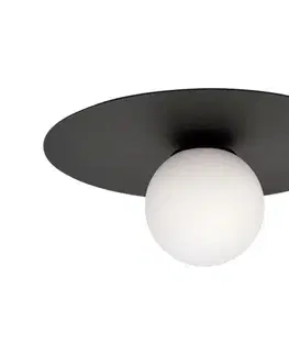 Svietidlá EMIBIG Stropné svietidlo SOLAR 1xE14/10W/230V čierna/biela 1127/1